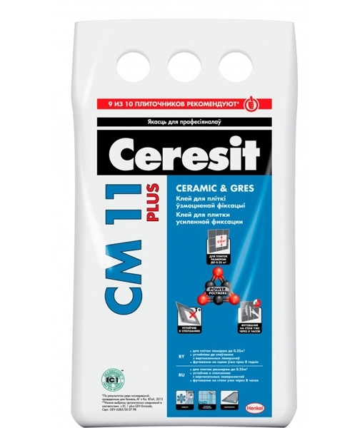 Adeziv gresie si faianta Ceresit CM 11 Plus, 5kg