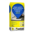 Adeziv pentru placări ceramice Weberset EX25 max² alb, 25kg