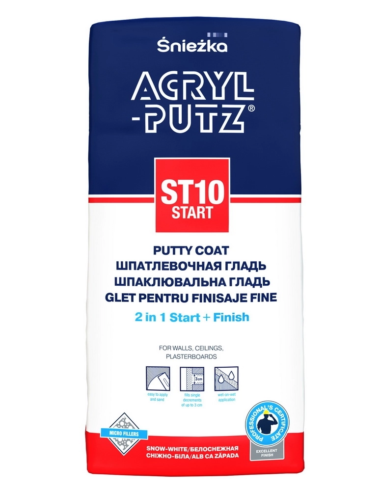 Шпатлевка Acryl Putz ST10 START, 20кг