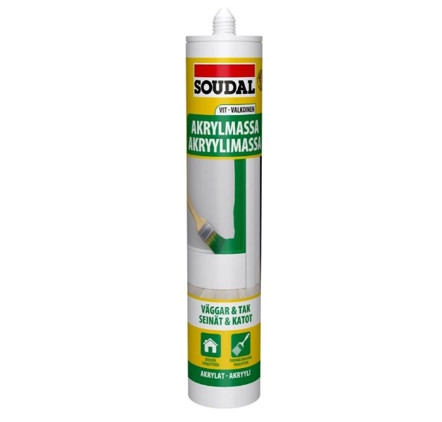 Акриловый герметик SOUDAL Белый 280мл