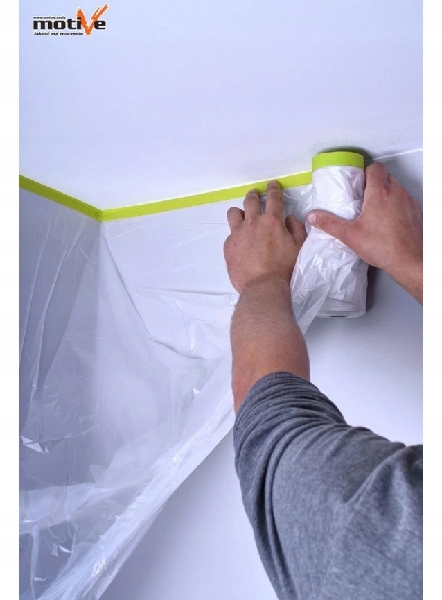 Folie de acoperire cu banda de mascare Motive Speedy Mask 0.3m x 33m