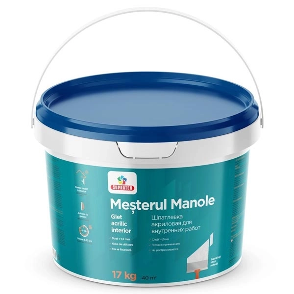Шпатлевка Mesterul Manole 17кг