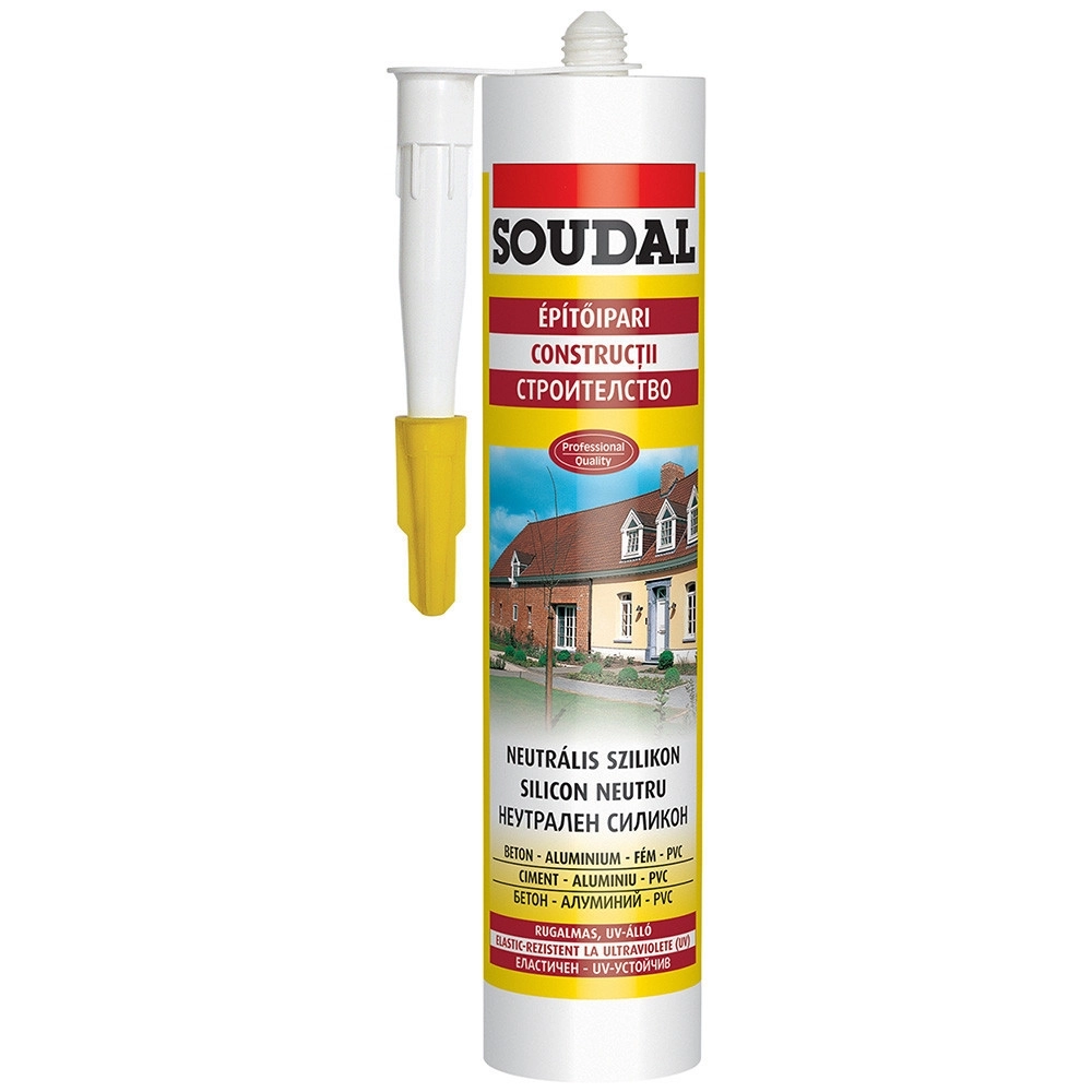 Силикон нейтральный Soudal белый 280мл