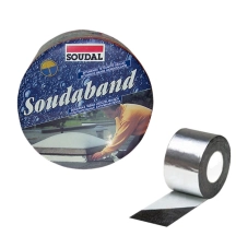 Soudal Soudaband bandă hidroizolantă pe bază de bitum, Aluminiu 10см х 10м