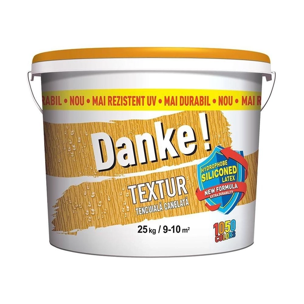 Декоративная штукатурка Danke! TEXTUR, белая, 25кг