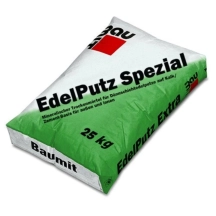 Декоративная штукатурка минеральная Baumit Edelputz Spezial K2.5 (барашек), 25кг