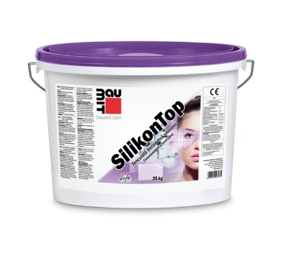 Декоративная штукатурка силиконовая Baumit SilikonTop K2 (барашек), 25кг