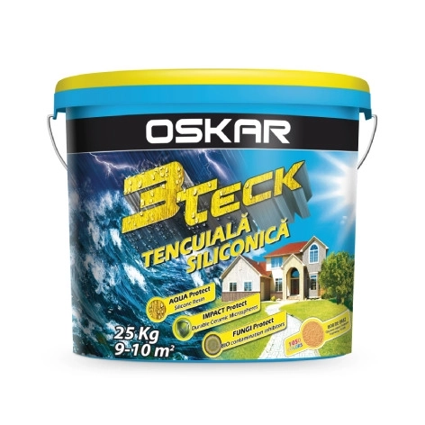 Декоративная силиконовая штукатурка Oskar 3Teck (барашек), 25кг