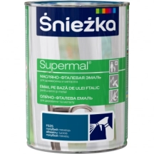 Vopsea email SNIEZKA Supermal albastru lucios 0.8L