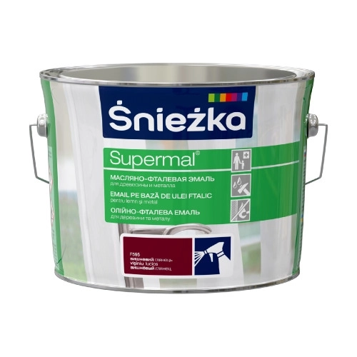 Vopsea email SNIEZKA Supermal vișinie 2.5L