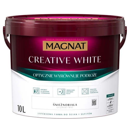 Vopsea latex Magnat Creative White 10L