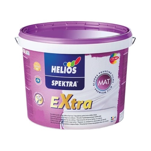 Vopsea lavabila Helios Spektra Extra B1 alba 10L