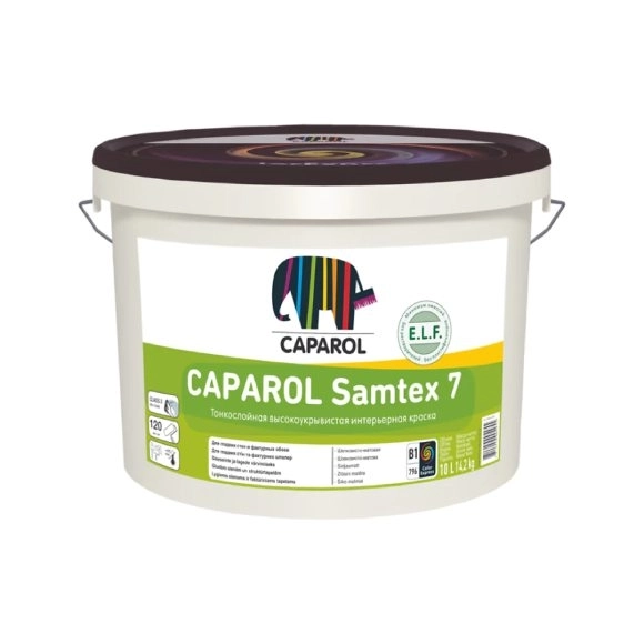 Vopsea semi mata Caparol Samtex 7, 10L